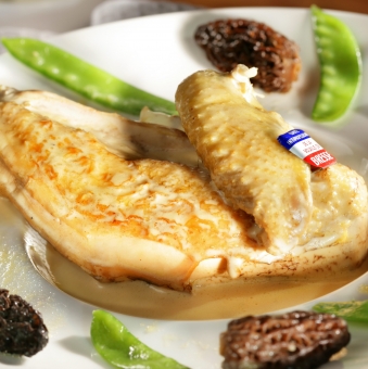 Le poulet de Bresse à la crème
