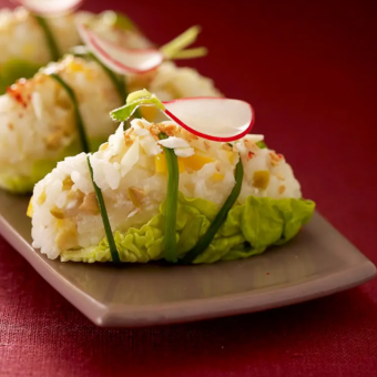 Rouleaux printaniers en salade au Mâconnais sec